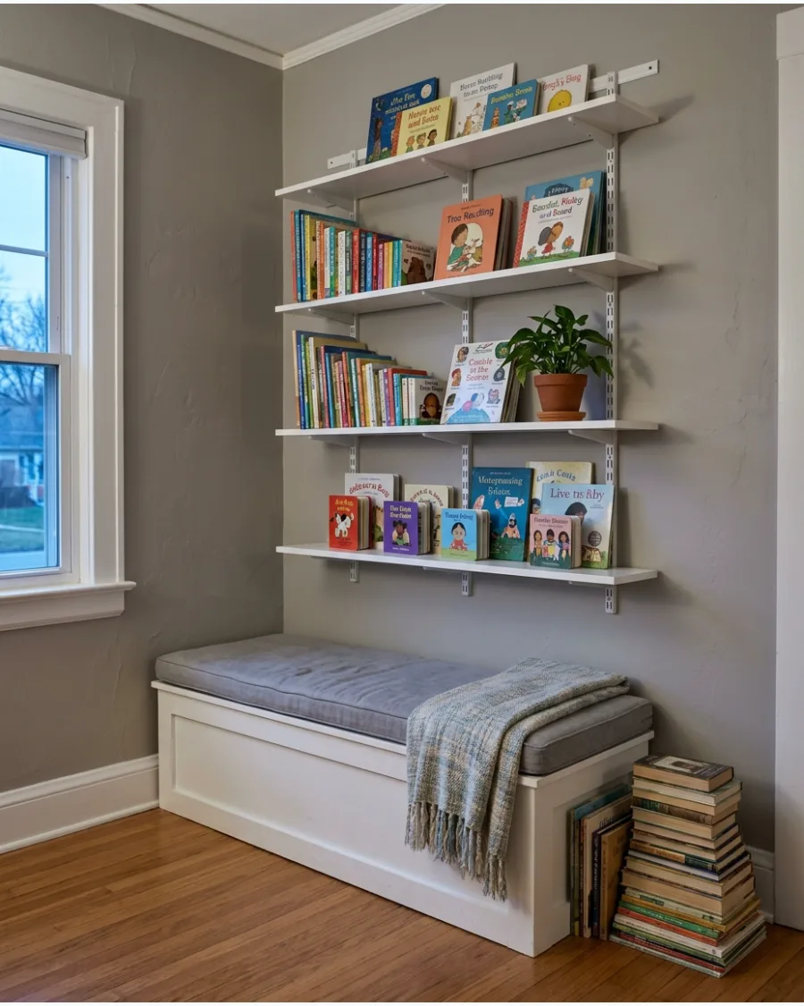 50. Reading Nook That Grows With the Child