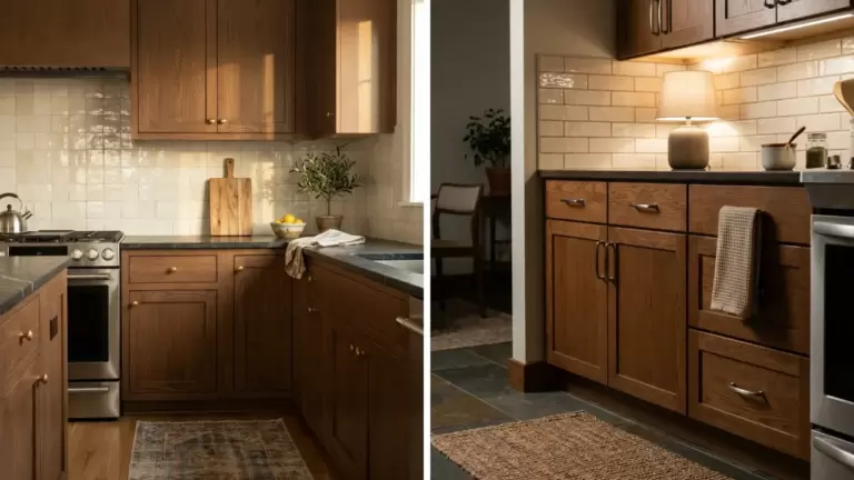 45 Best Backsplash Ideas for Brown Kitchen Cabinets