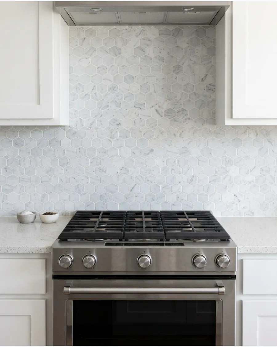14. Carrara Marble Tile