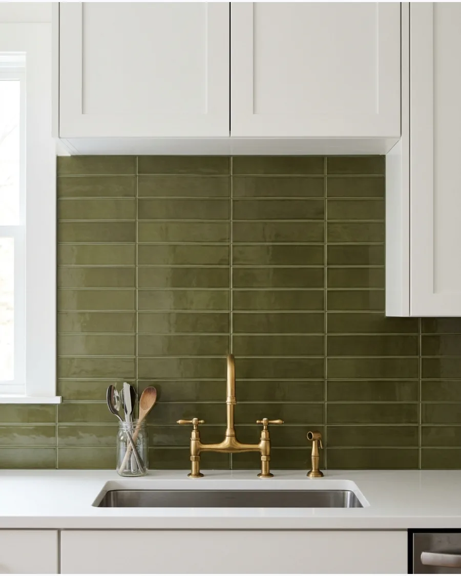 34. Olive Green Tile