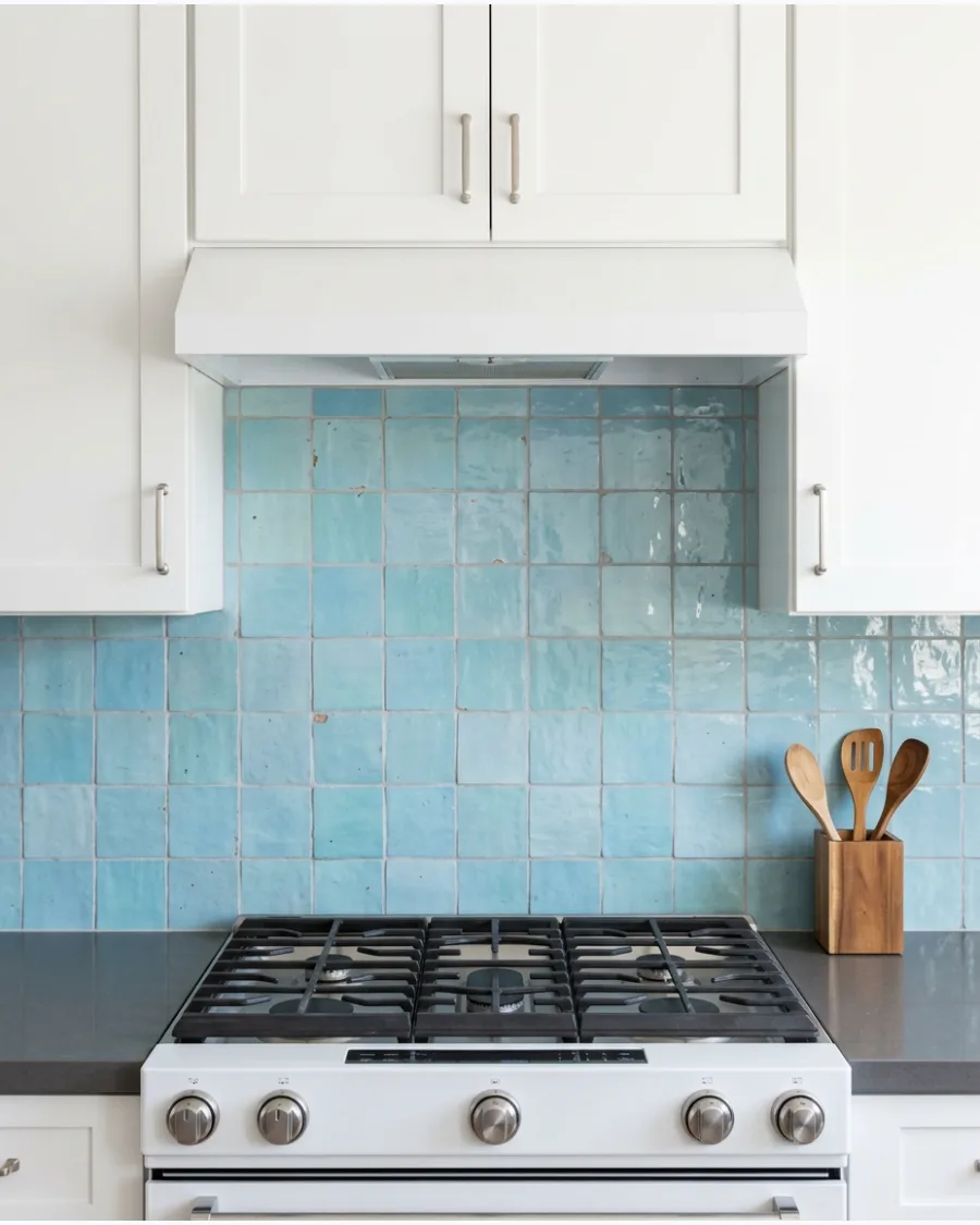 40. Sky Blue Zellige Tile