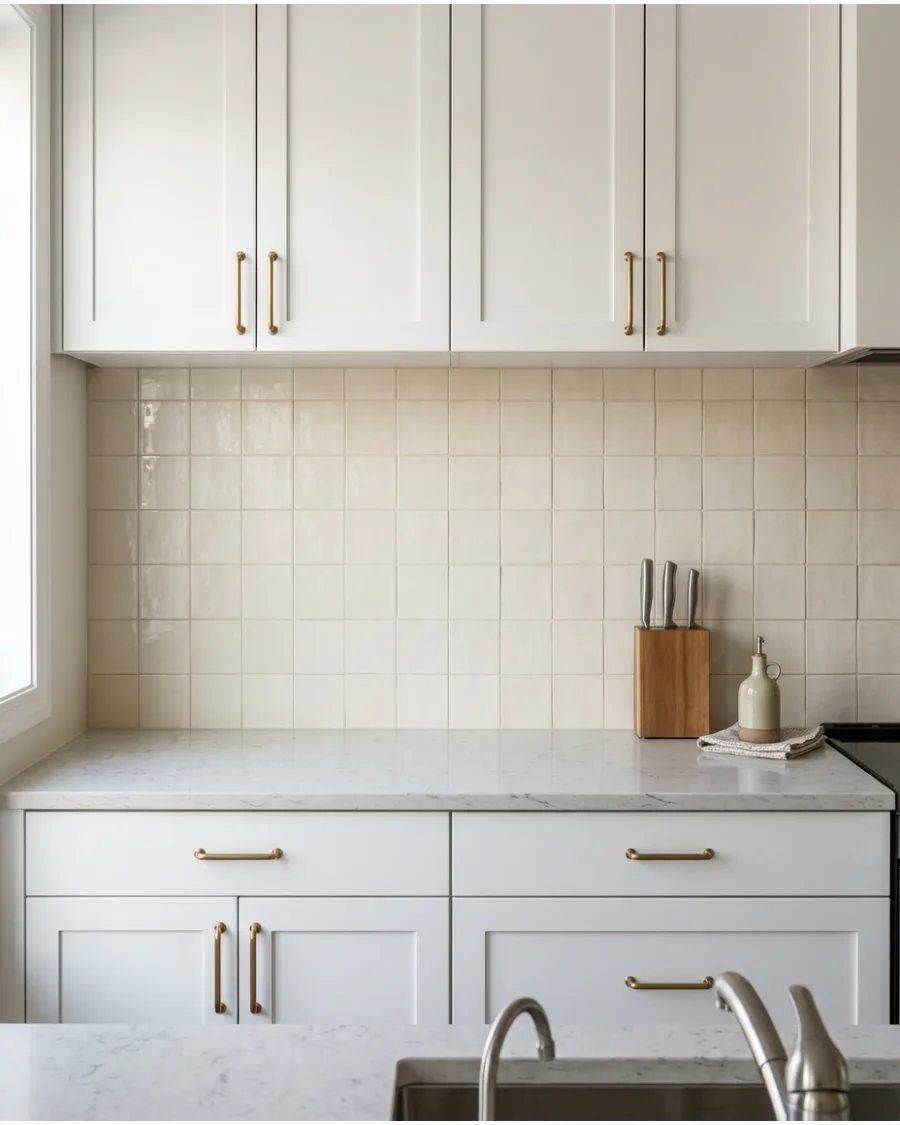 8. Cream Ceramic Tile