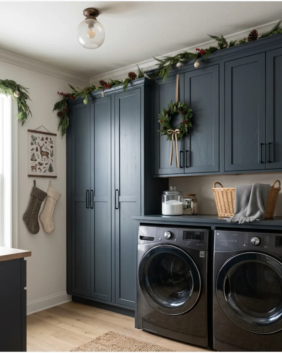 10. Extra-Tall Upper Laundry Cabinets