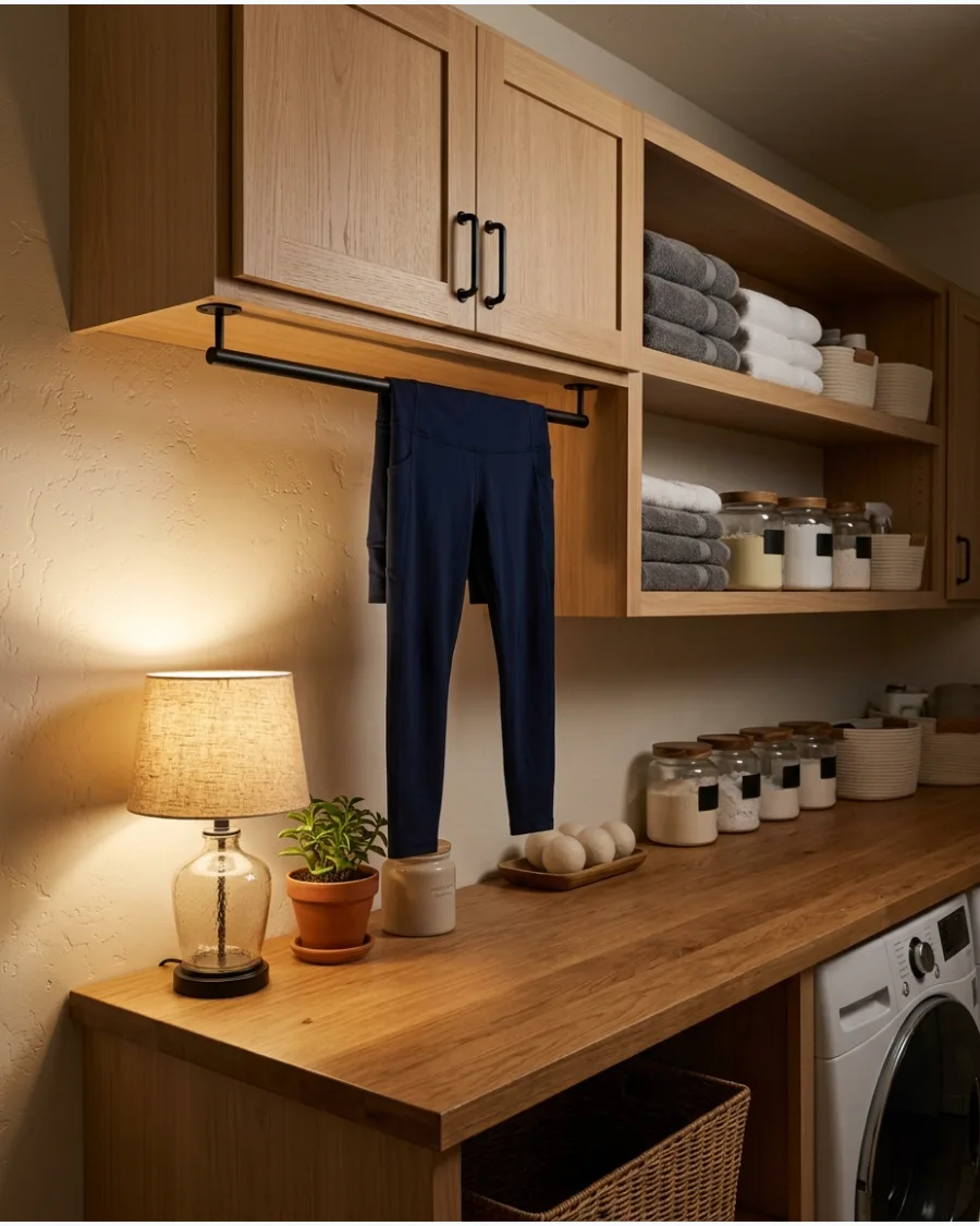 13. Cabinets With a Built-In Drying Rail