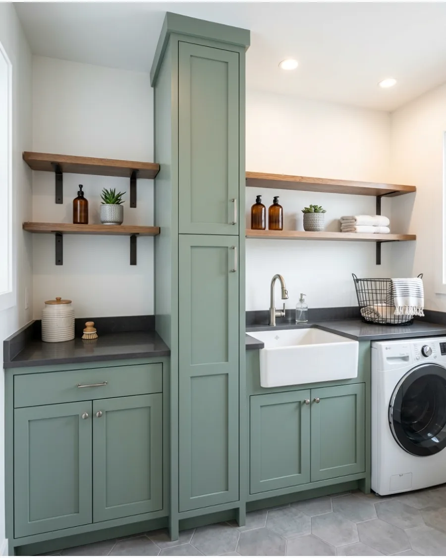 21. Slim Floor-to-Ceiling Storage Tower