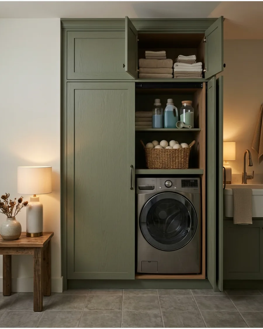 26. Pocket Cabinet Doors for Appliances
