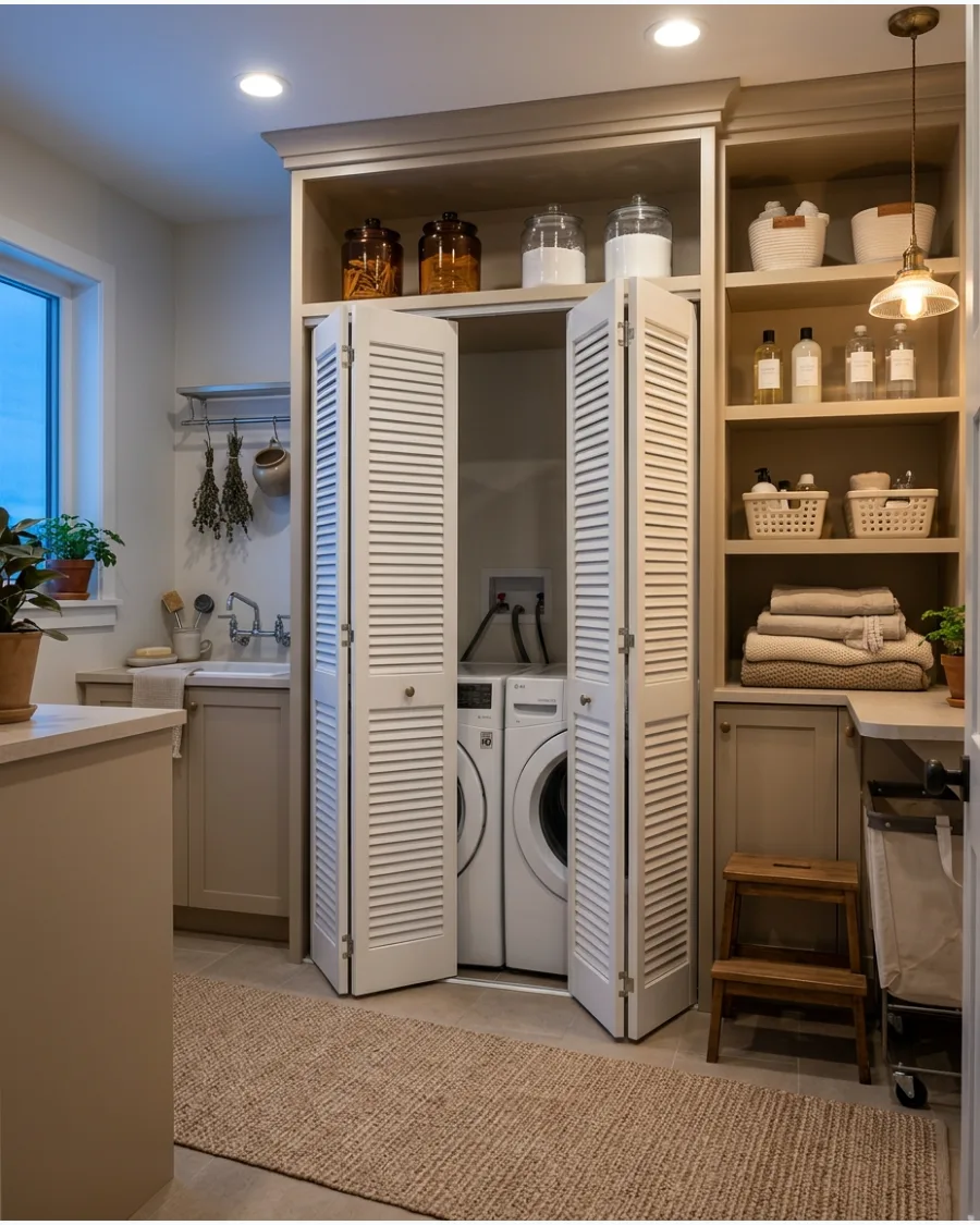 27. Bi-Fold Appliance Cabinet Doors