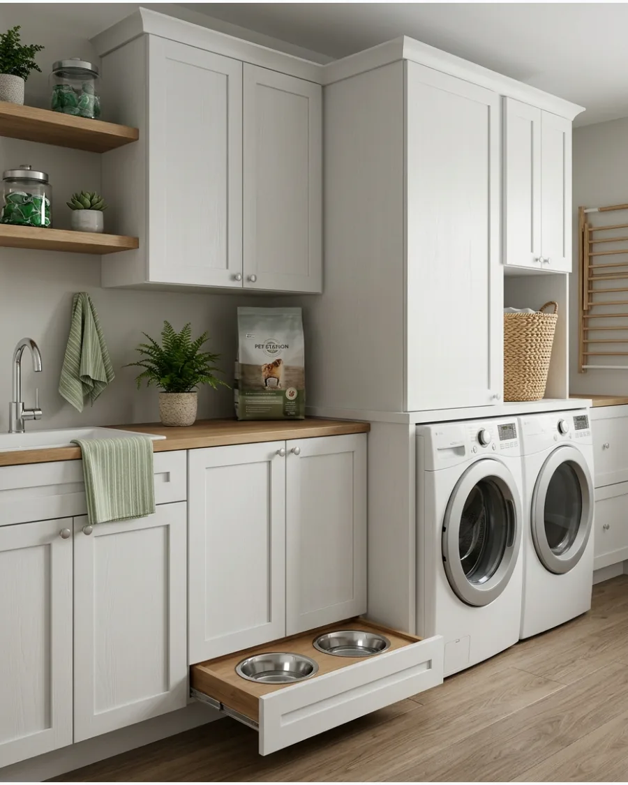 54. Pet Station Laundry Cabinets
