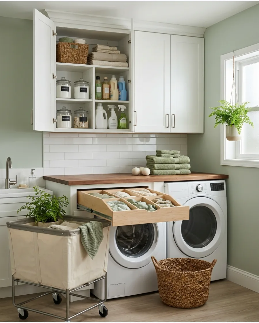 9. Upper Cabinets Above Side-by-Side Appliances