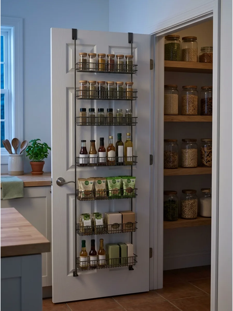 14. Over-the-Door Pantry Shelving