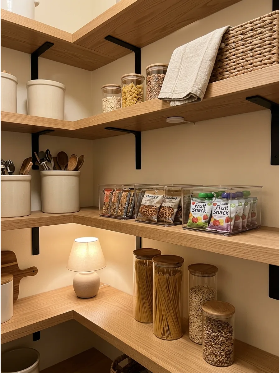 49. Snack Zone Pantry Shelves