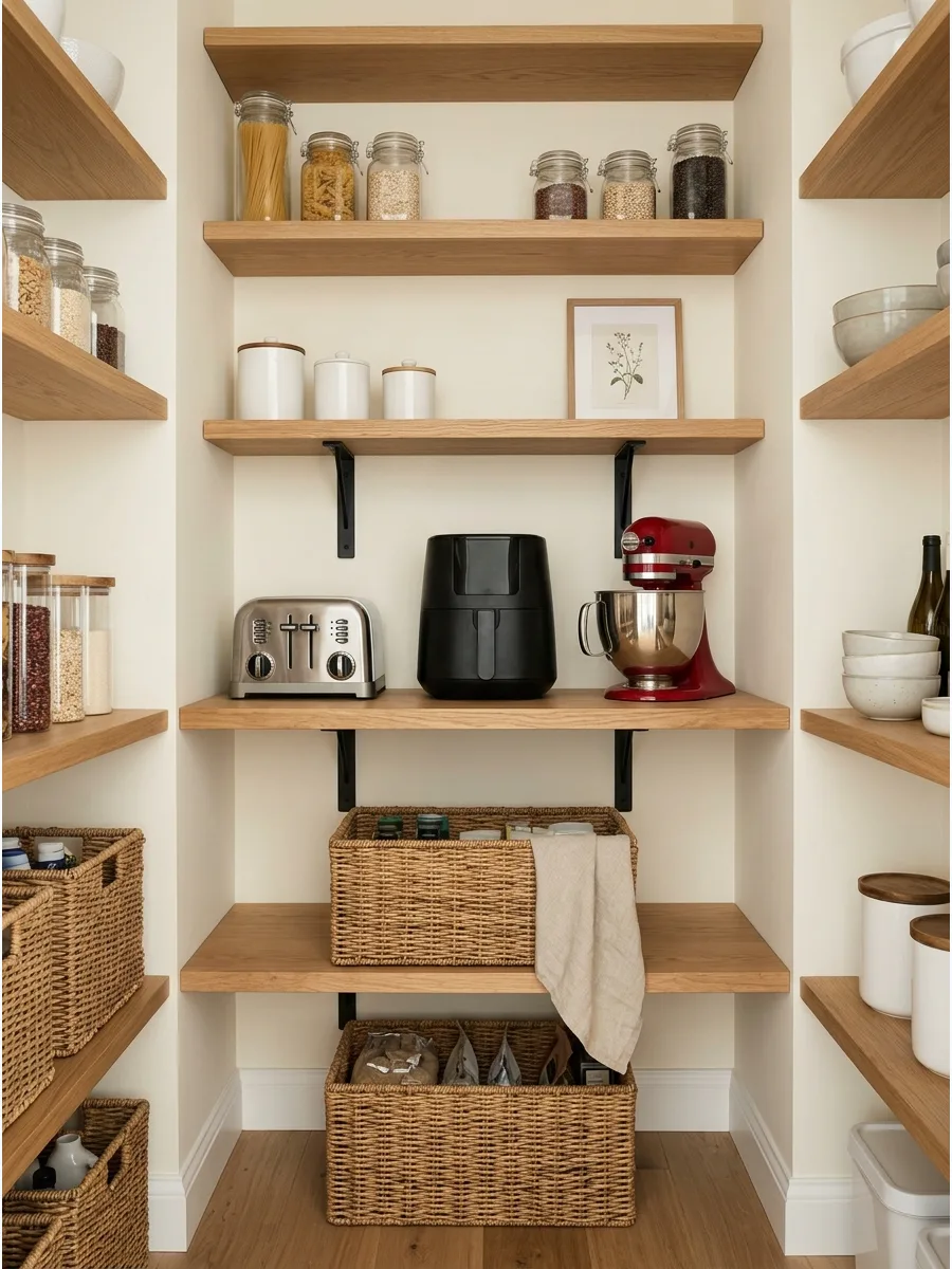 9. Appliance Shelf Pantry