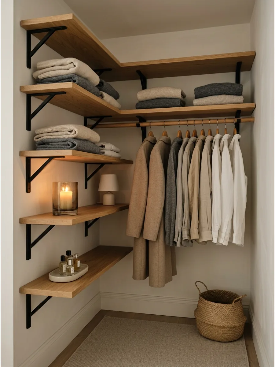 14. Create an Open Dressing Room Without Doors