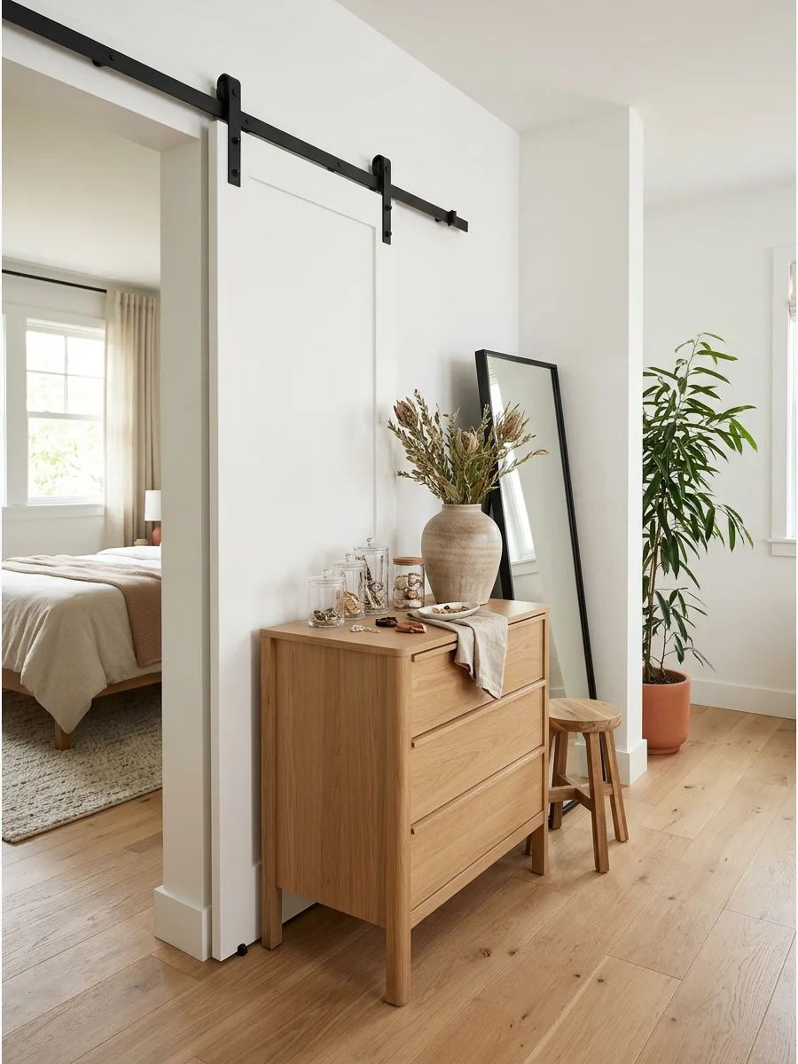 15. Sliding Doors Reclaim Floor Space