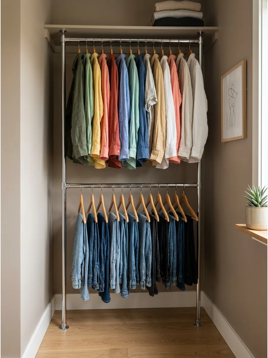 17. Add Double-Hanging Rails