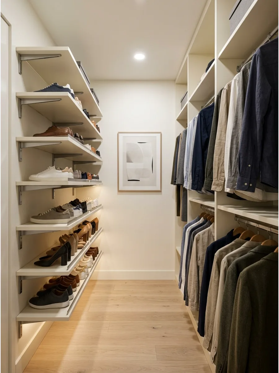 2. Design a Galley-Style Dressing Room