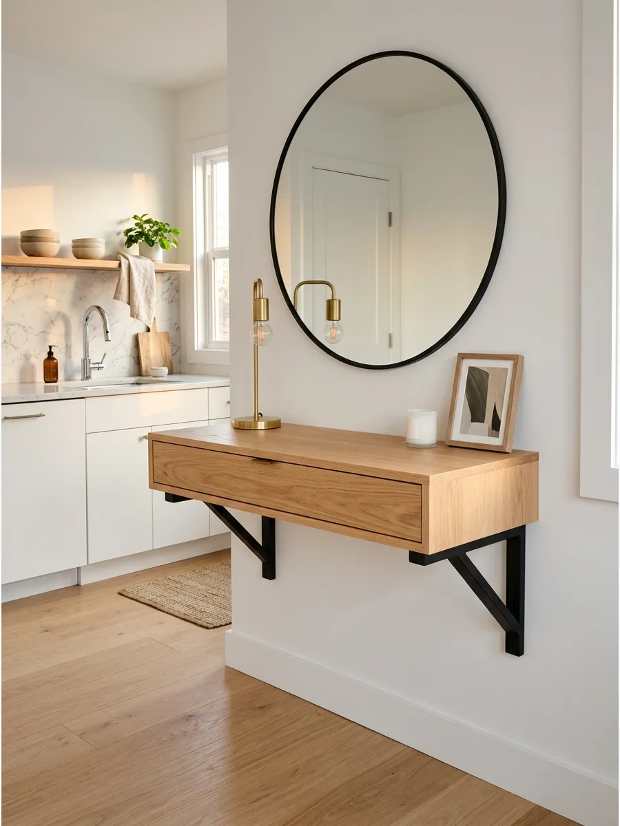 45. Install a Floating Dressing Table