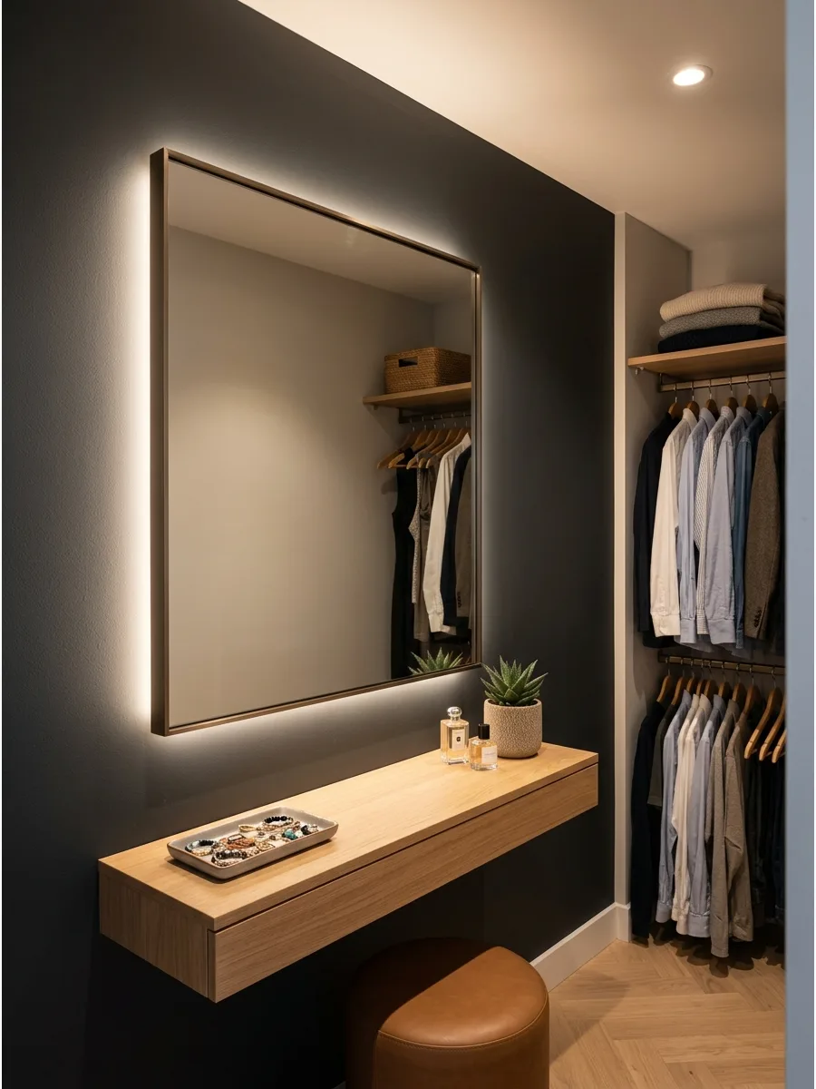 52. Choose a Backlit Mirror