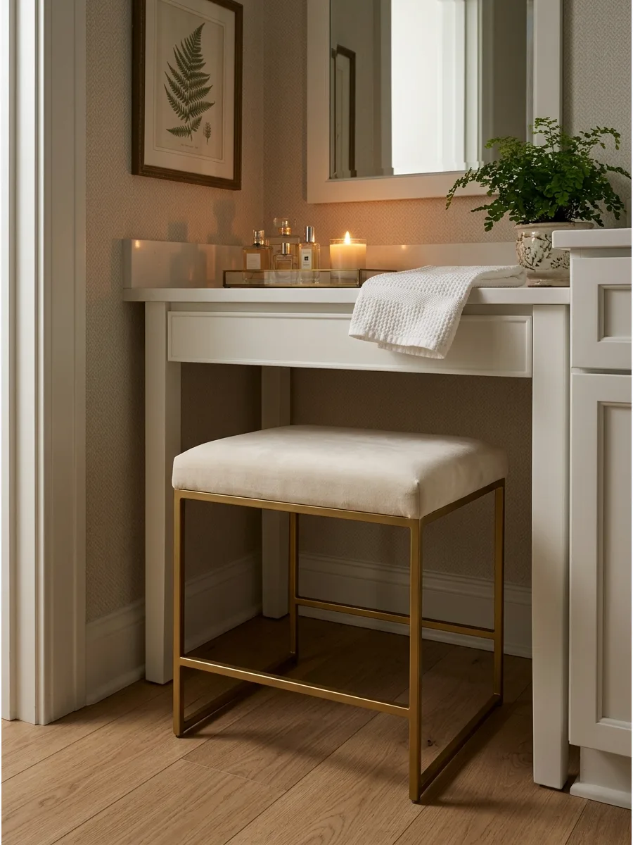 55. Tuck-Away Stools for Tight Spaces
