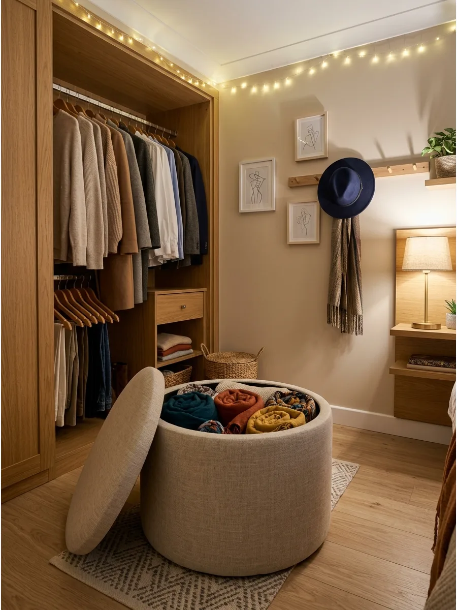 56. Add a Storage Ottoman