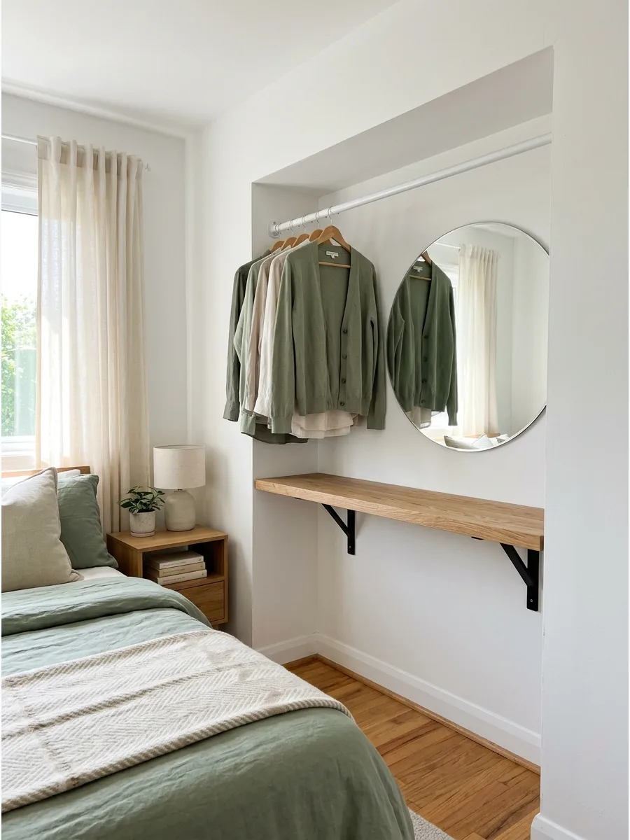 6. Transform a Bedroom Alcove