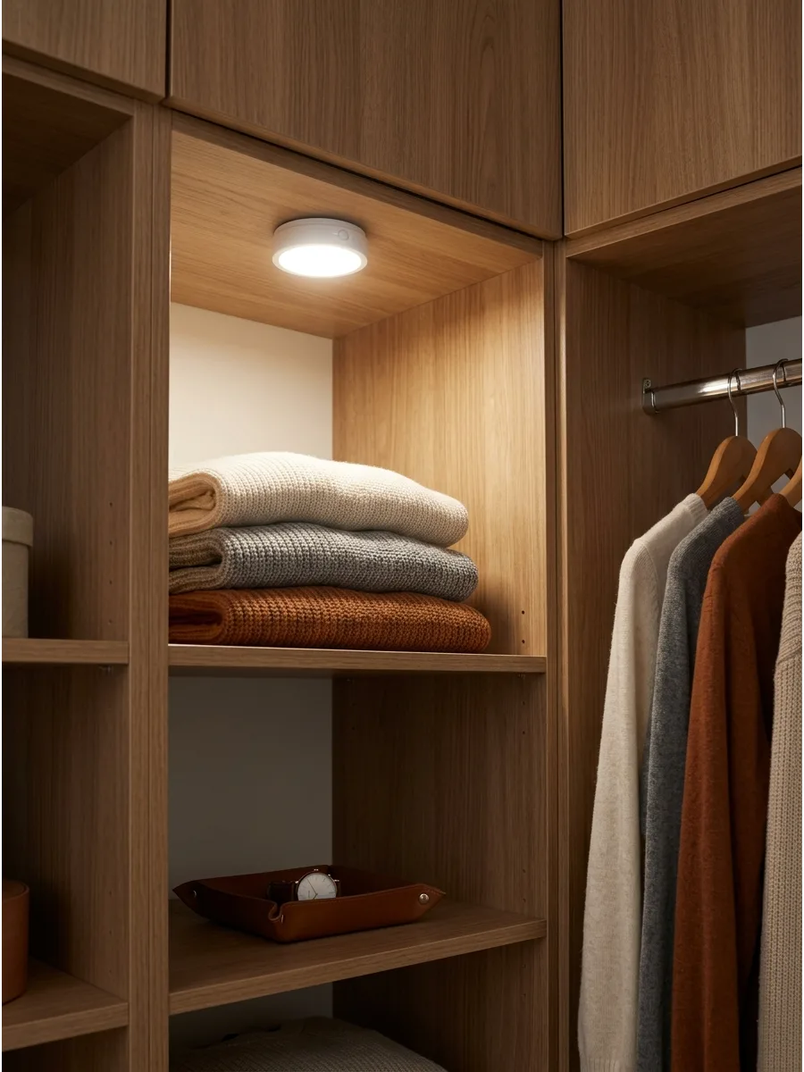 64. Use Motion-Sensor Cabinet Lighting