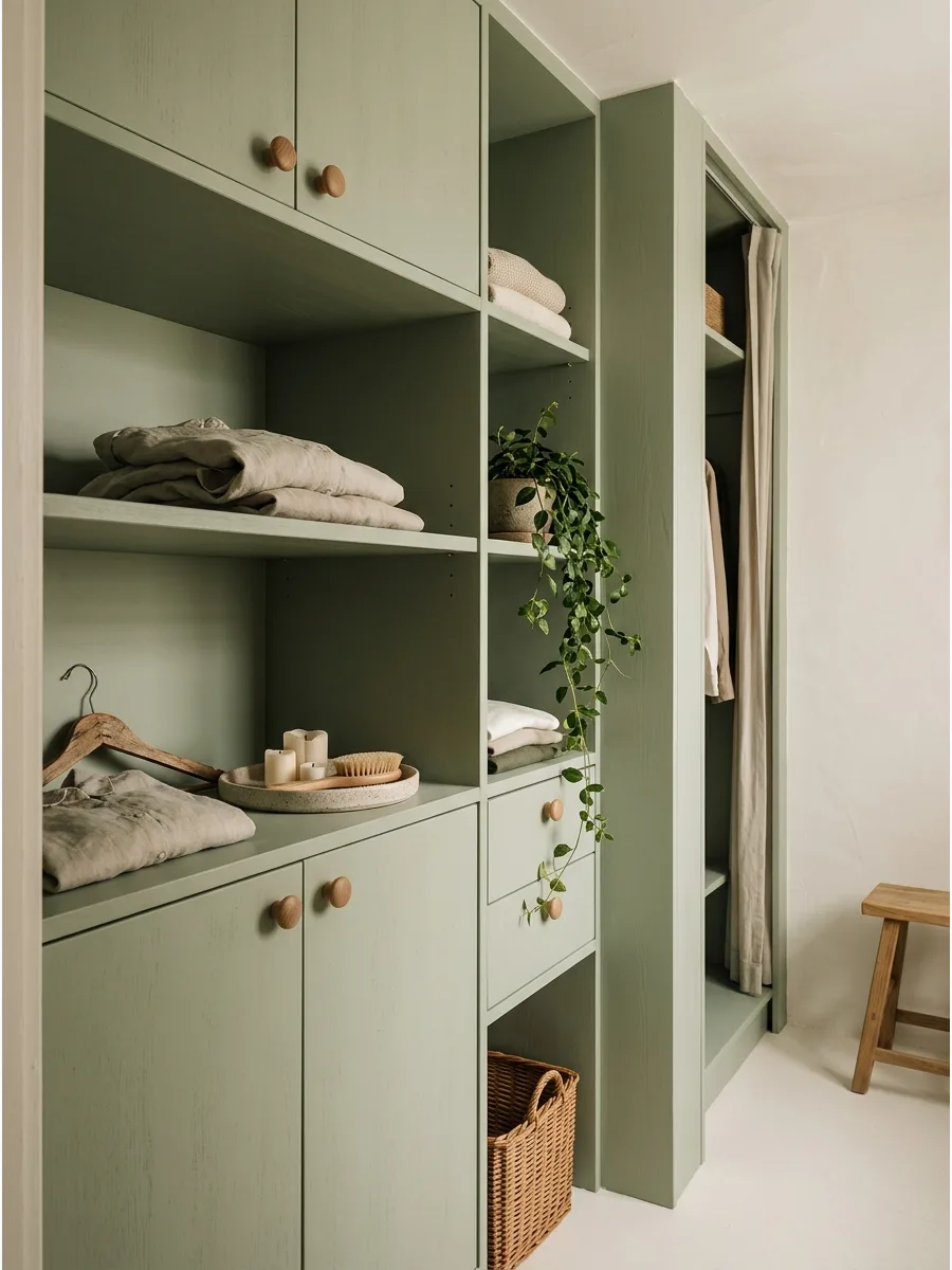 70. Use Soft Sage Green Cabinetry