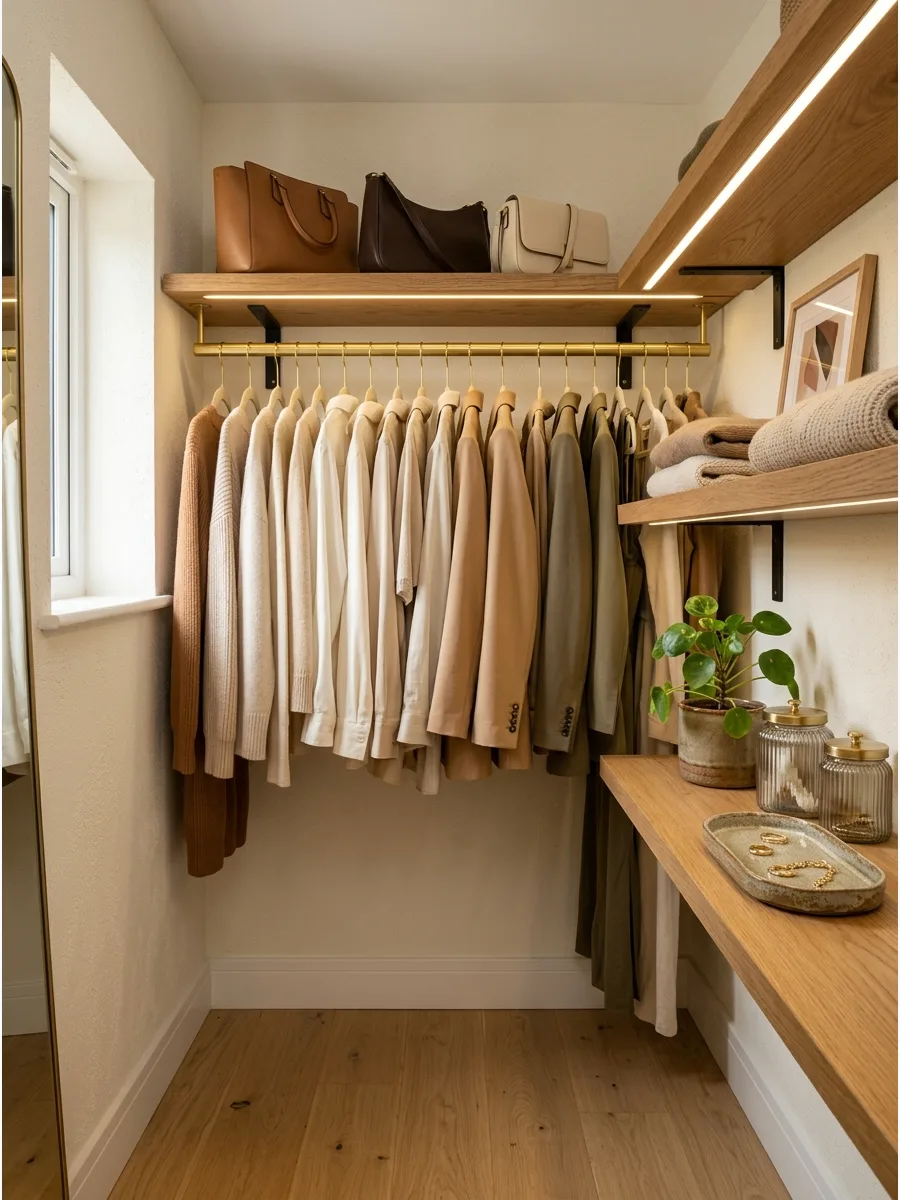 71. Create a Boutique-Style Dressing Room