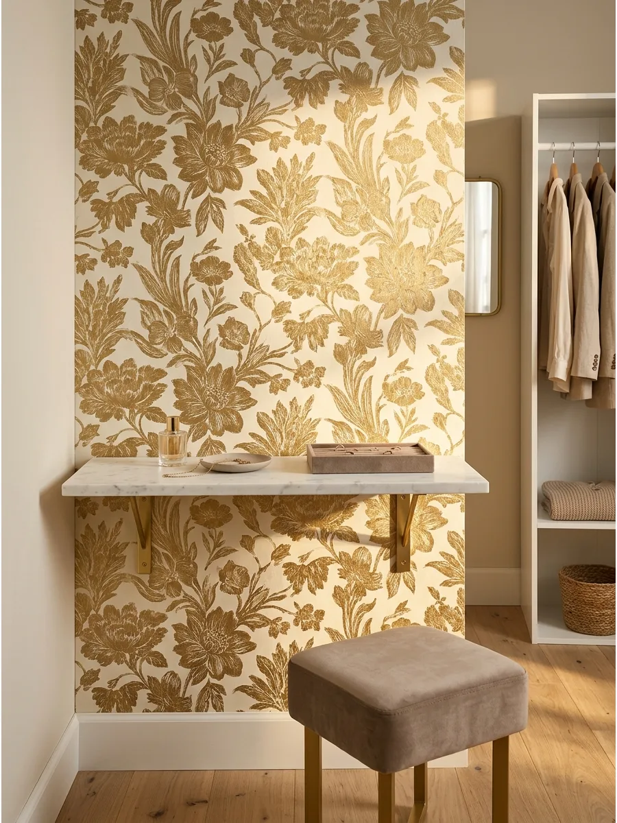 74. Wallpaper One Statement Wall