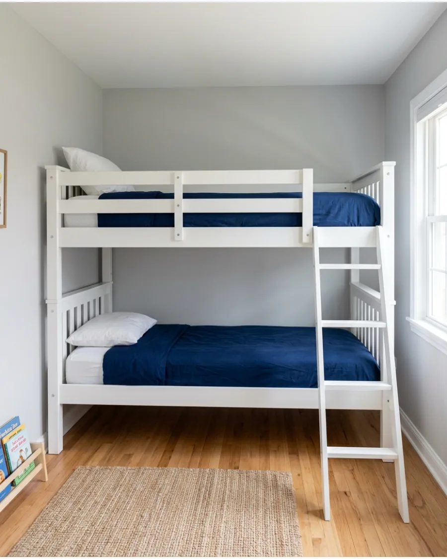 1. Classic Twin Bunk Beds