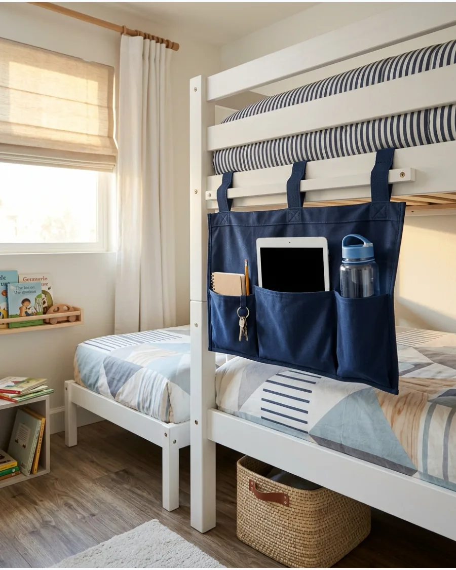 28. Hanging Bedside Organizers