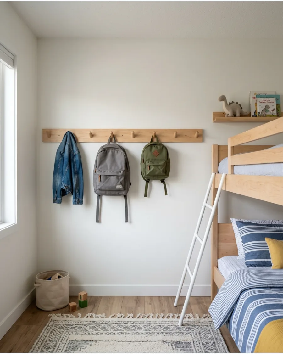 29. Peg Rail Storage Wall