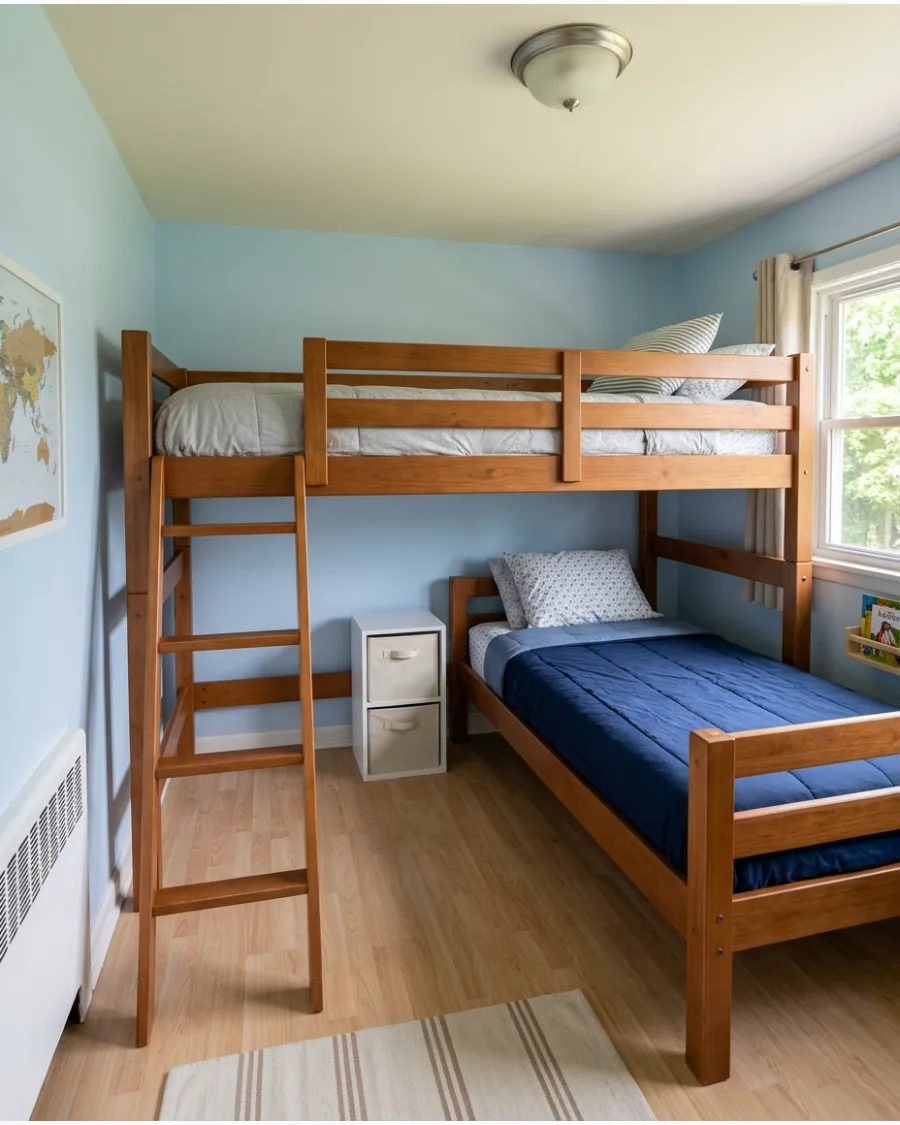 3. L-Shaped Bunk Beds