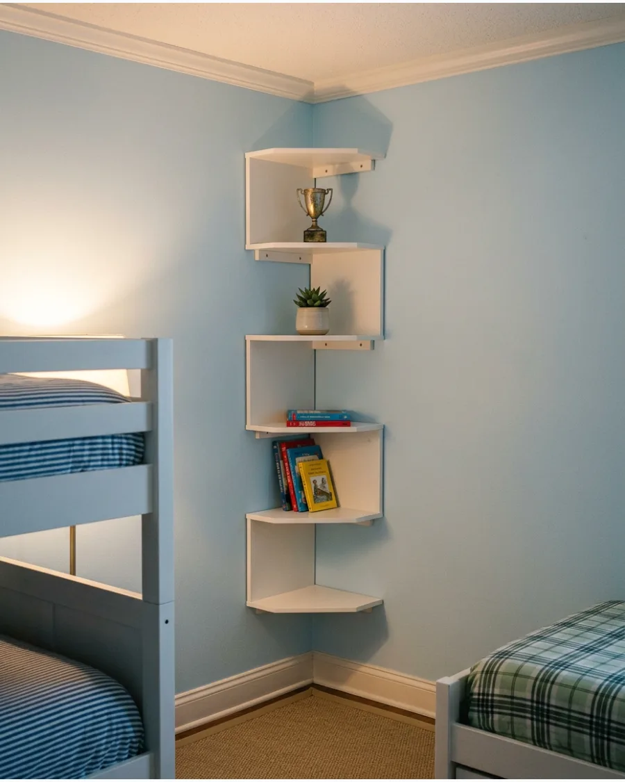 31. Corner Shelving Unit