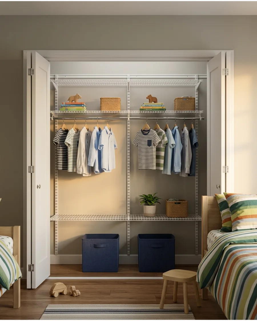 34. Shared Closet With Two Zones