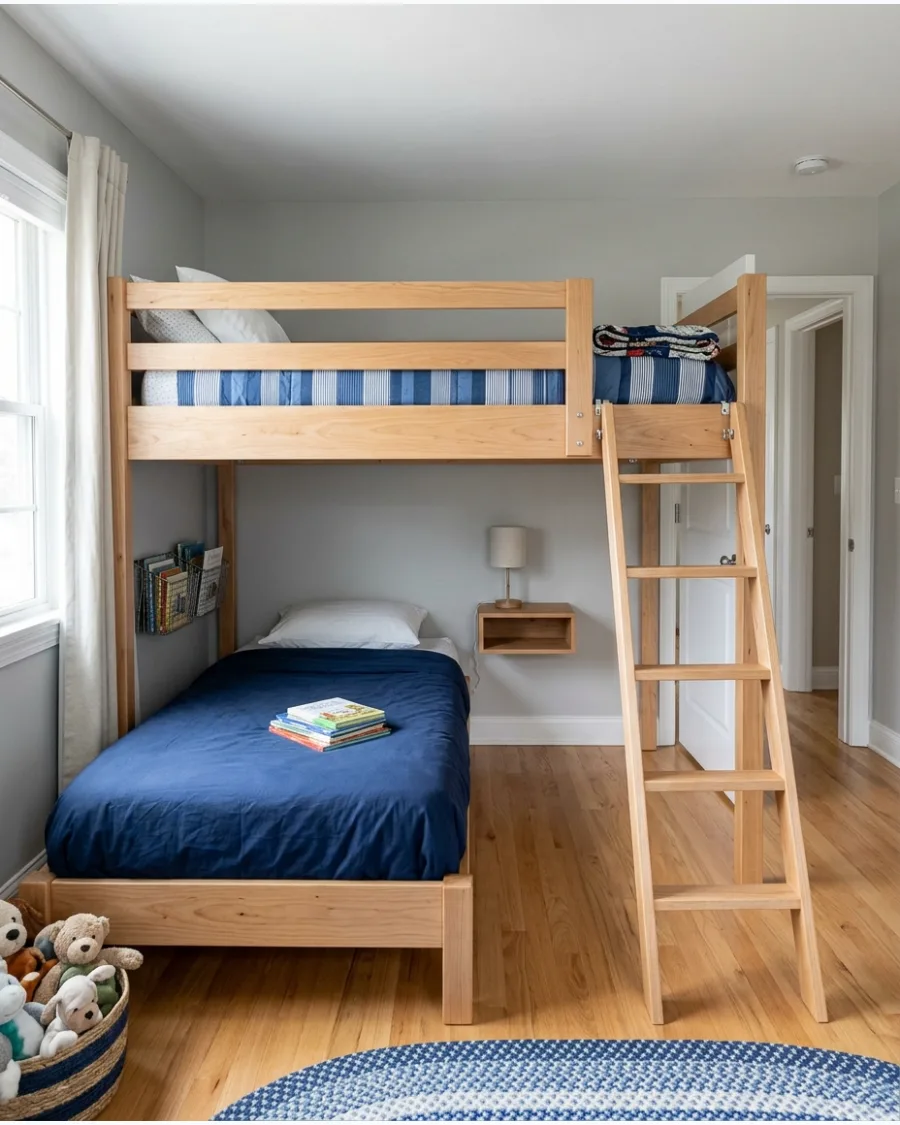 4. Offset Bunk Beds