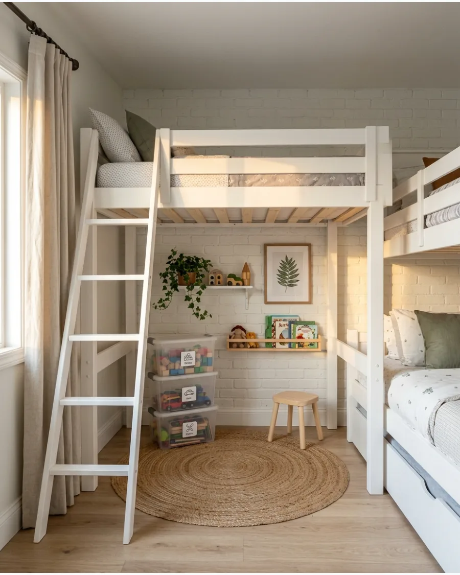 41. Play Zone Under a Raised Bed