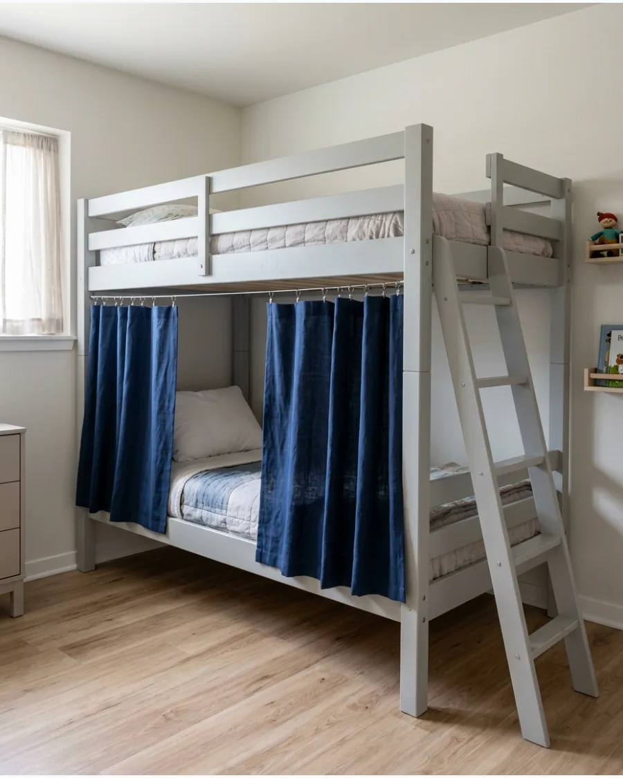 43. Bunk Bed Curtains