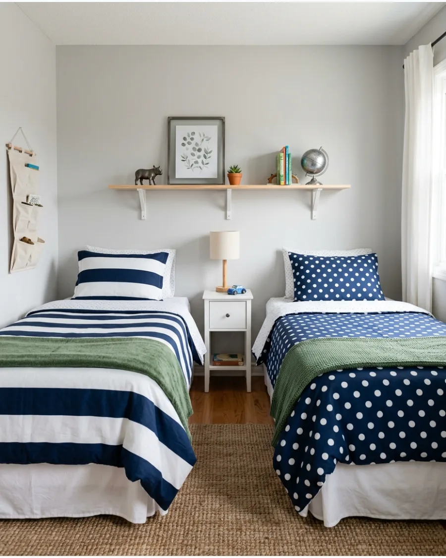 50. Coordinated but Different Bedding