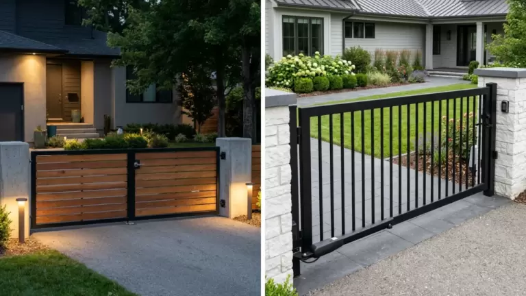 50 Trendy Driveway Gate Ideas