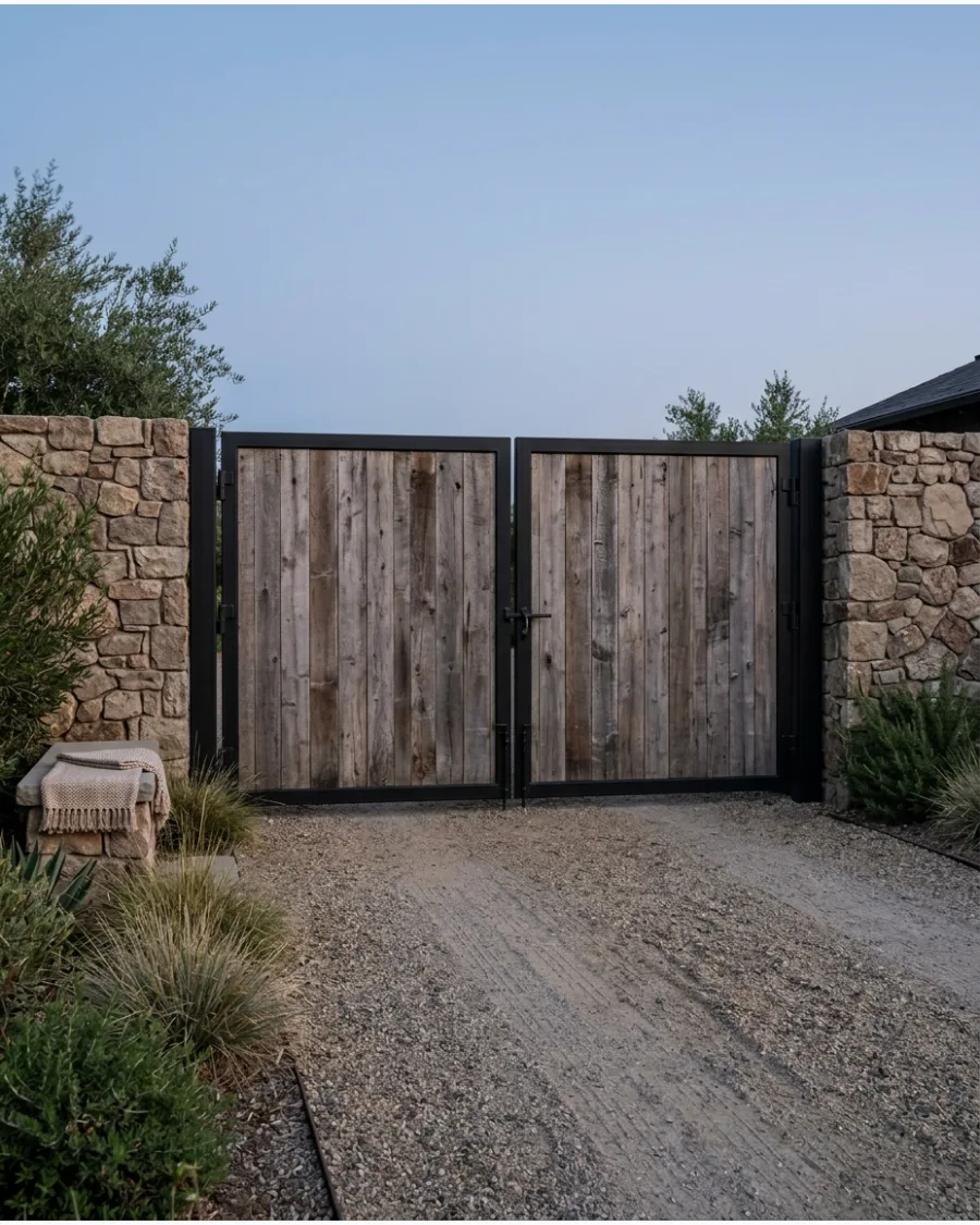 18. Reclaimed-Wood Gate