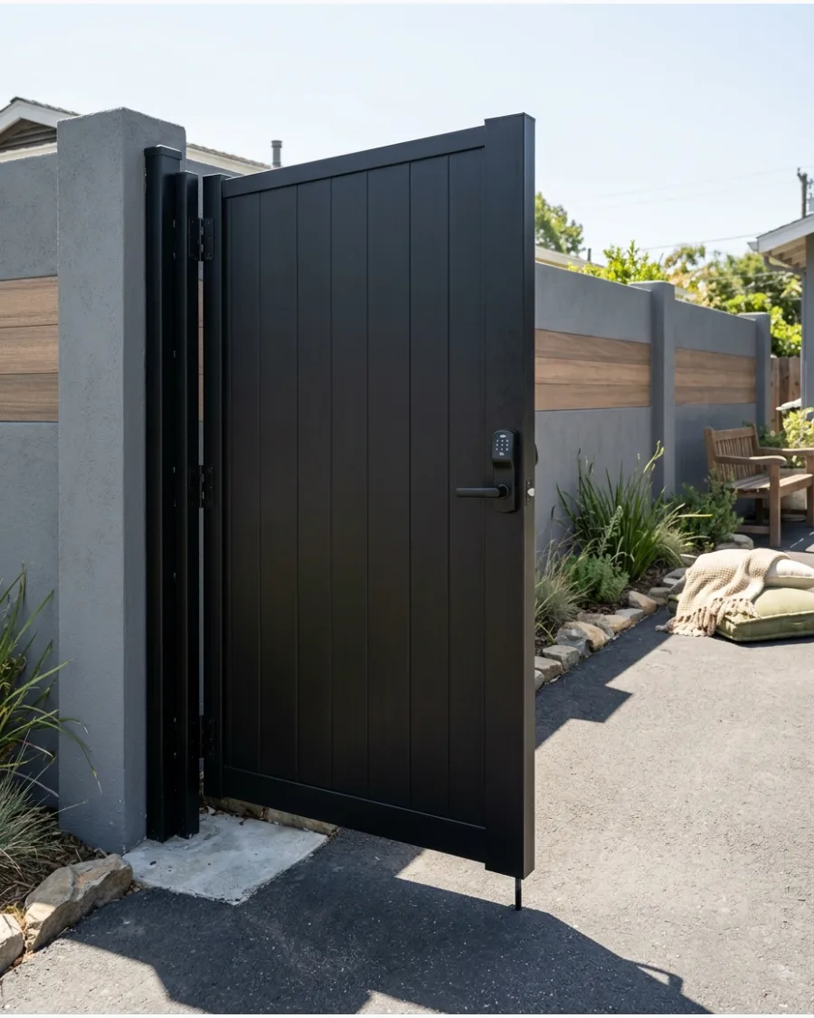 21. Tall Solid Privacy Gate