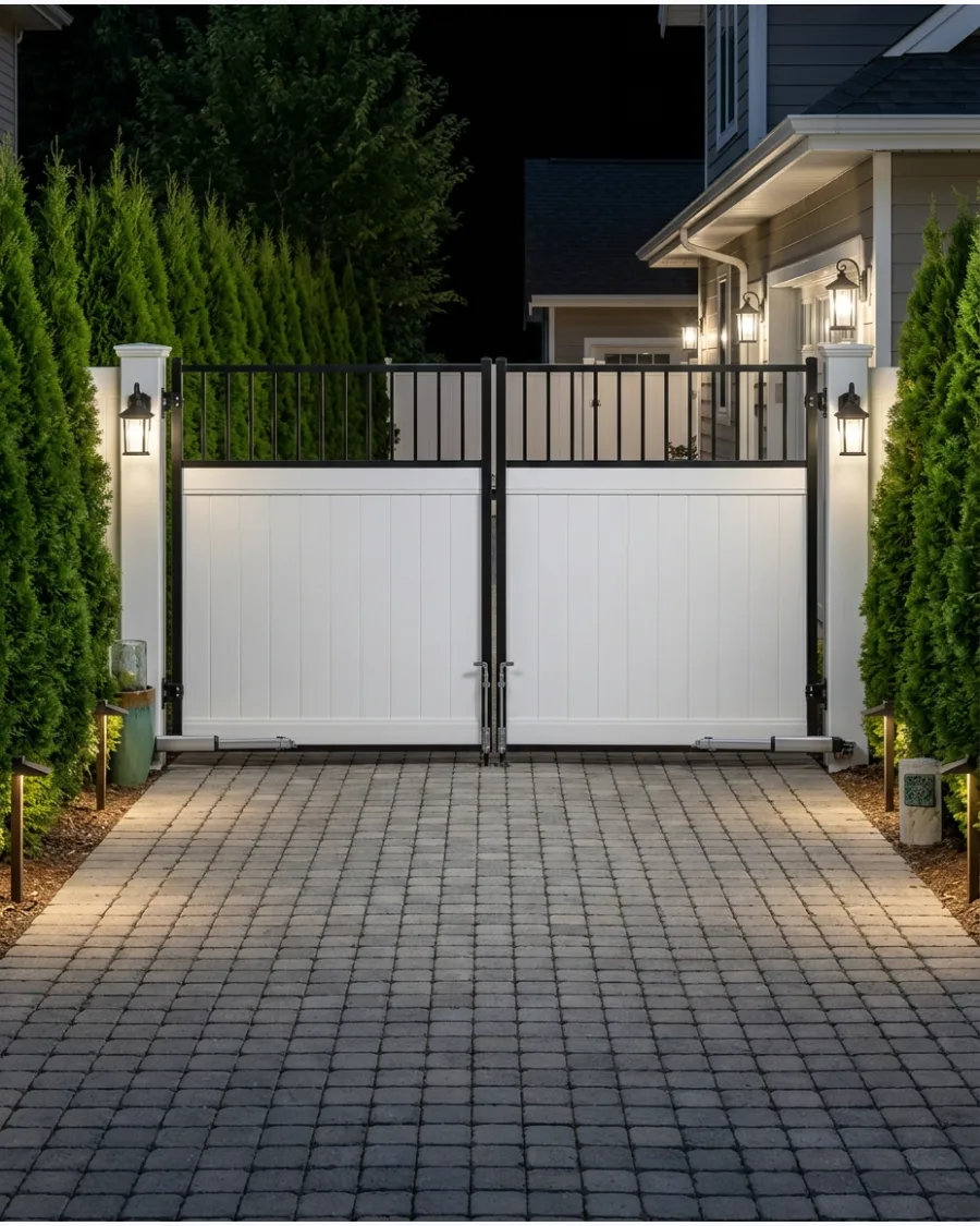 25. Privacy Gate With an Open Top