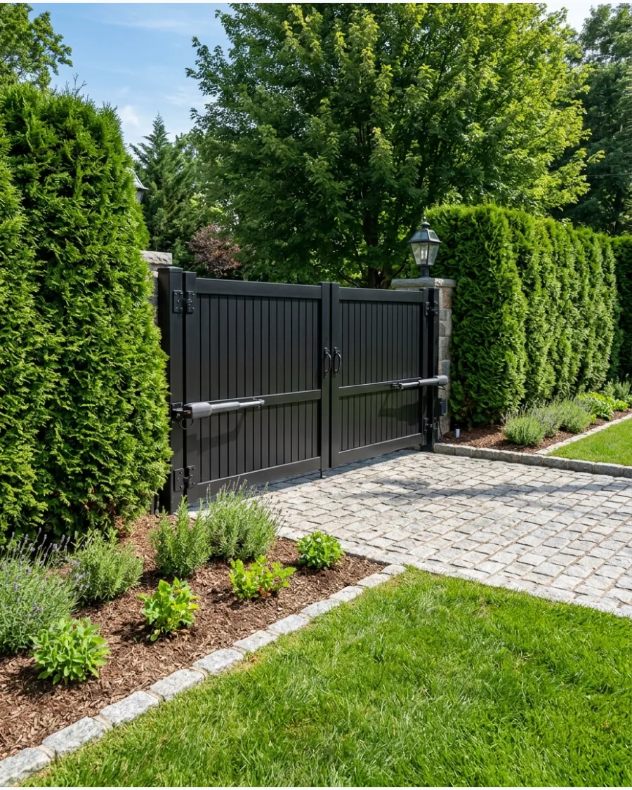 29. Privacy Gate Surrounded by Greenery