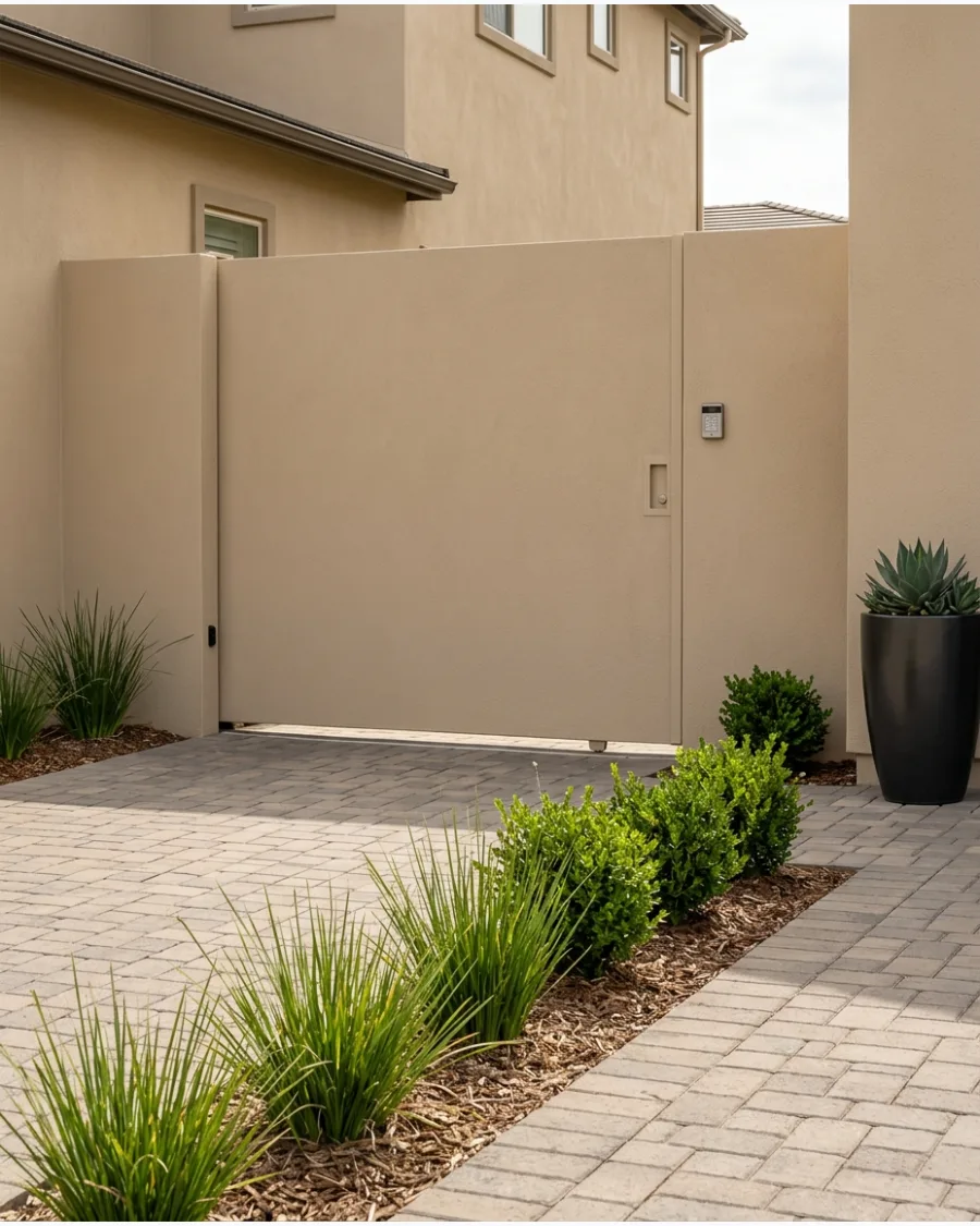 30. Gate Concealed Within a Boundary Wall