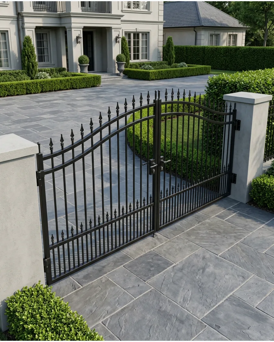 41. Classic Wrought-Iron Gate