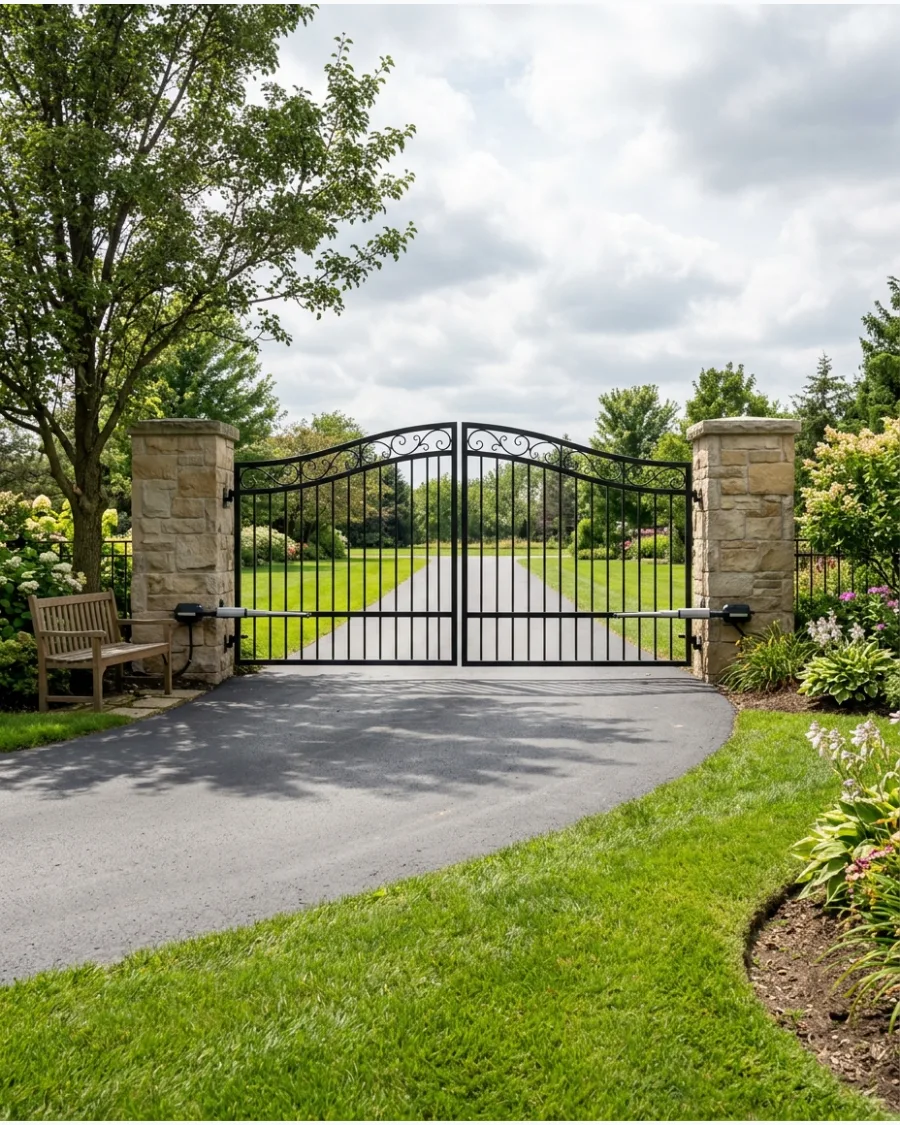 42. Double-Swing Estate Gate