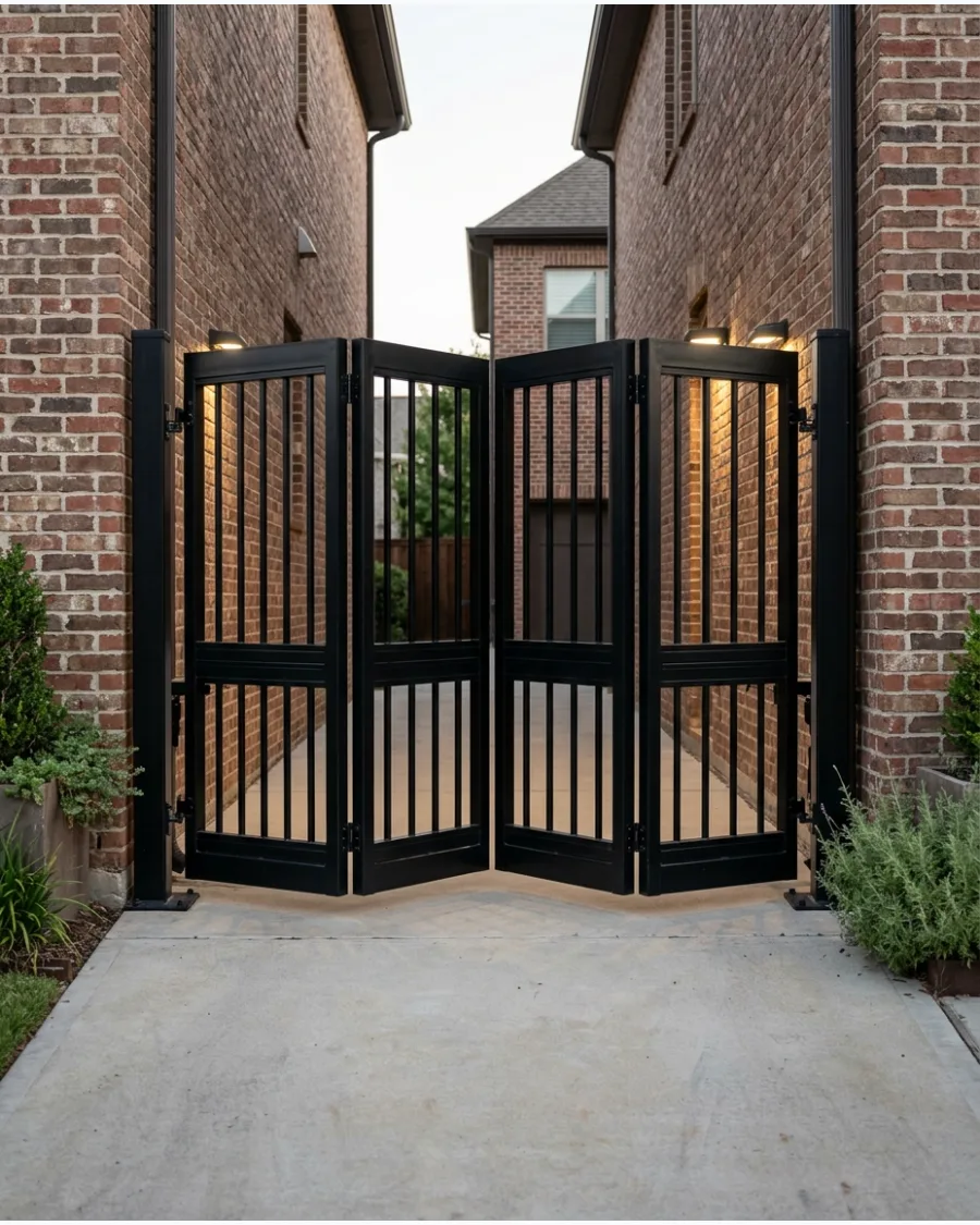 48. Bi-Fold Driveway Gate