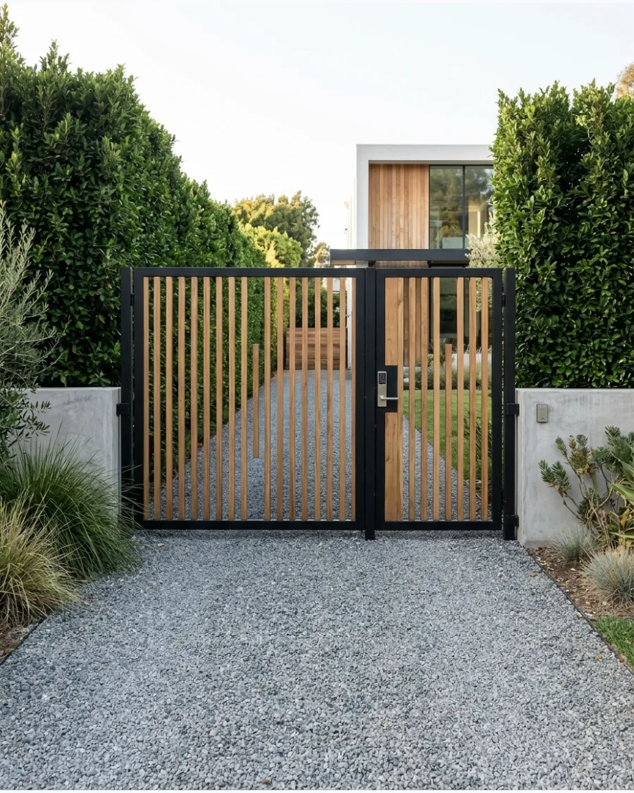 6. Asymmetrical Modern Gate