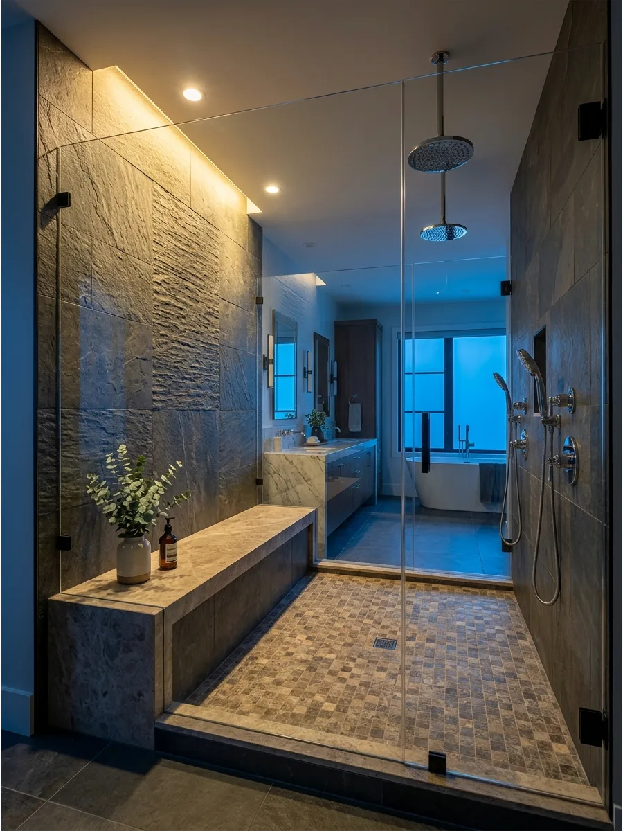 16. Luxury Primary Bathroom Shower